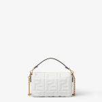 FENDI Baguette® Mini White leather bag - Image 3